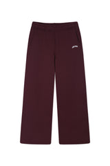 Straight Leg Relaxed_Burgundy Sweatpant