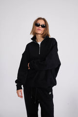 Straight Leg_Black Sweatpant