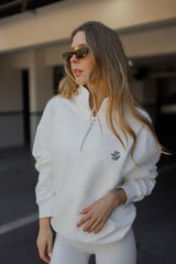 Sweatshirt_Off White_Mock Neck LB