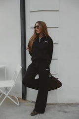 Straight Leg Relaxed_Black Sweatpant
