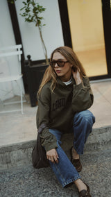 Sweatshirt_Green Hoodie Black LGND Brand Sport