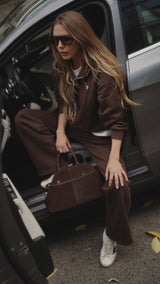 Sweatshirt Coffee_Midi Mock Neck LB