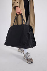 Travel Tote Bag_Black Nylon