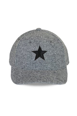 Gray Tweed_Black Star