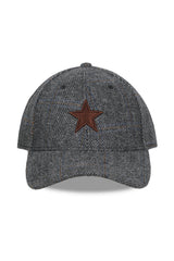 Gray Tweed_ Brown Star