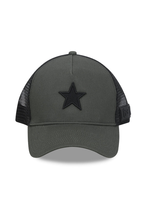 Green_ Black Star Mesh