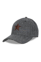 Gray Tweed_ Brown Star