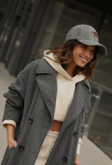 Gray Tweed_ Brown Star